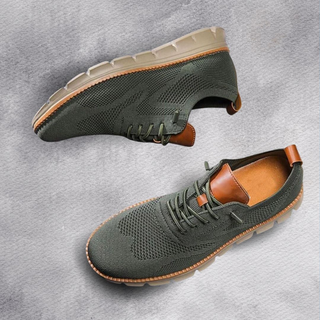 Chaussures respirantes ultra-confortables : Vertes