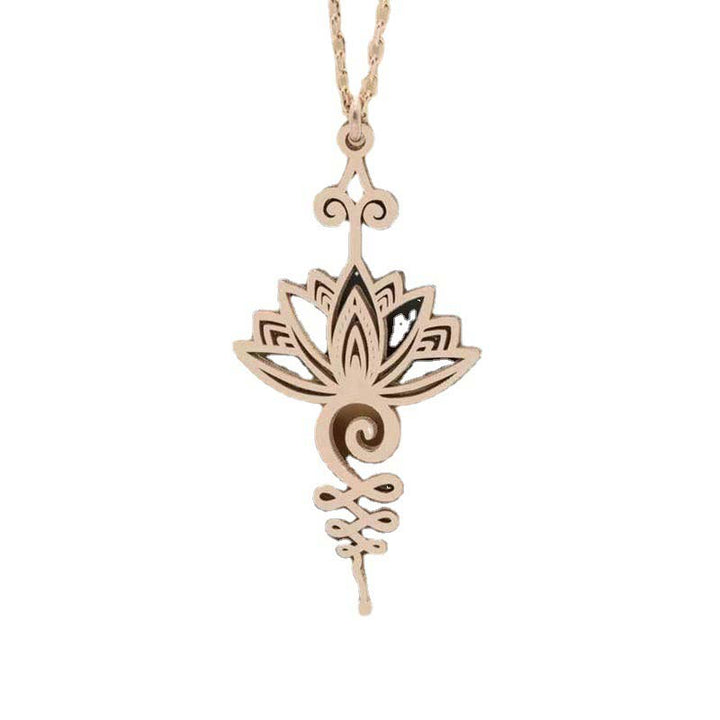 Pendentif Collier Lotus Chance et Prospérité Aurora Prieto