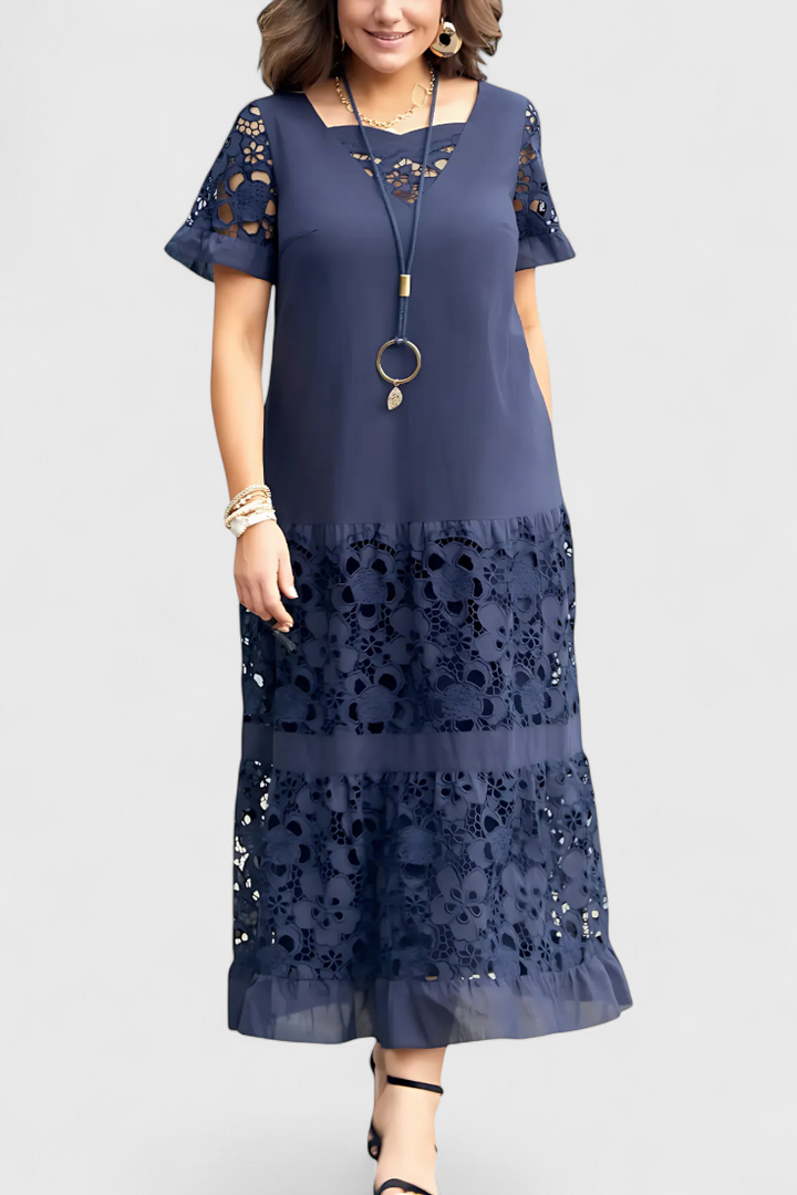 Marquise Midi Drapée Drapée Robe de couverture