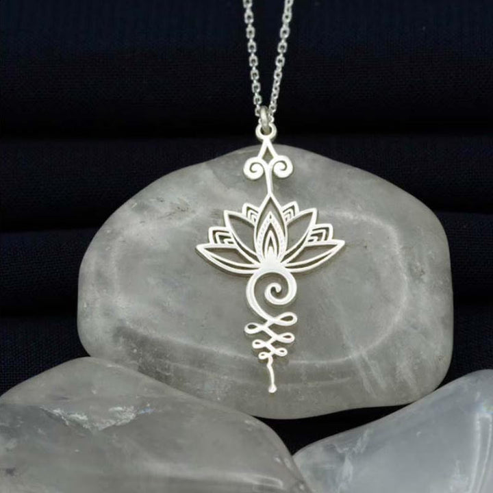 Pendentif Collier Lotus Chance et Prospérité Aurora Prieto