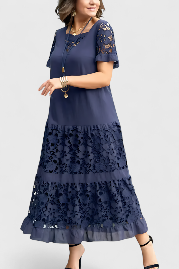 Marquise Midi Drapée Drapée Robe de couverture