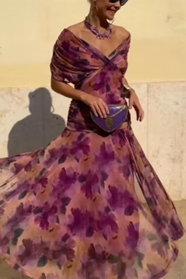 Hendrika | Robe de soirée corail