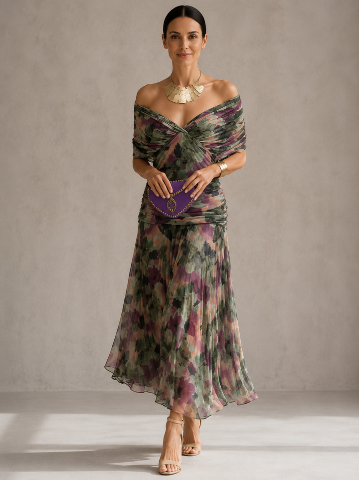 Hendrika | Robe de soirée corail