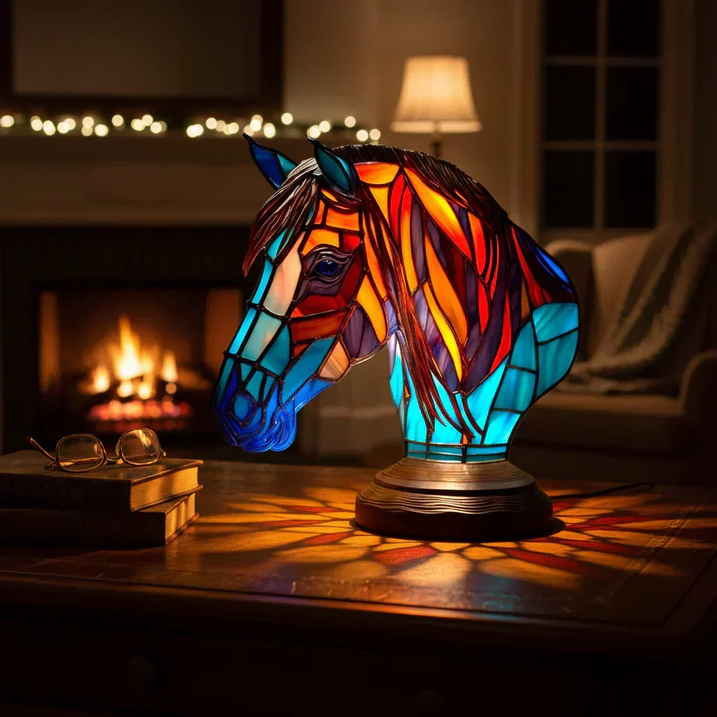 Caballo - Lampe Vitrail