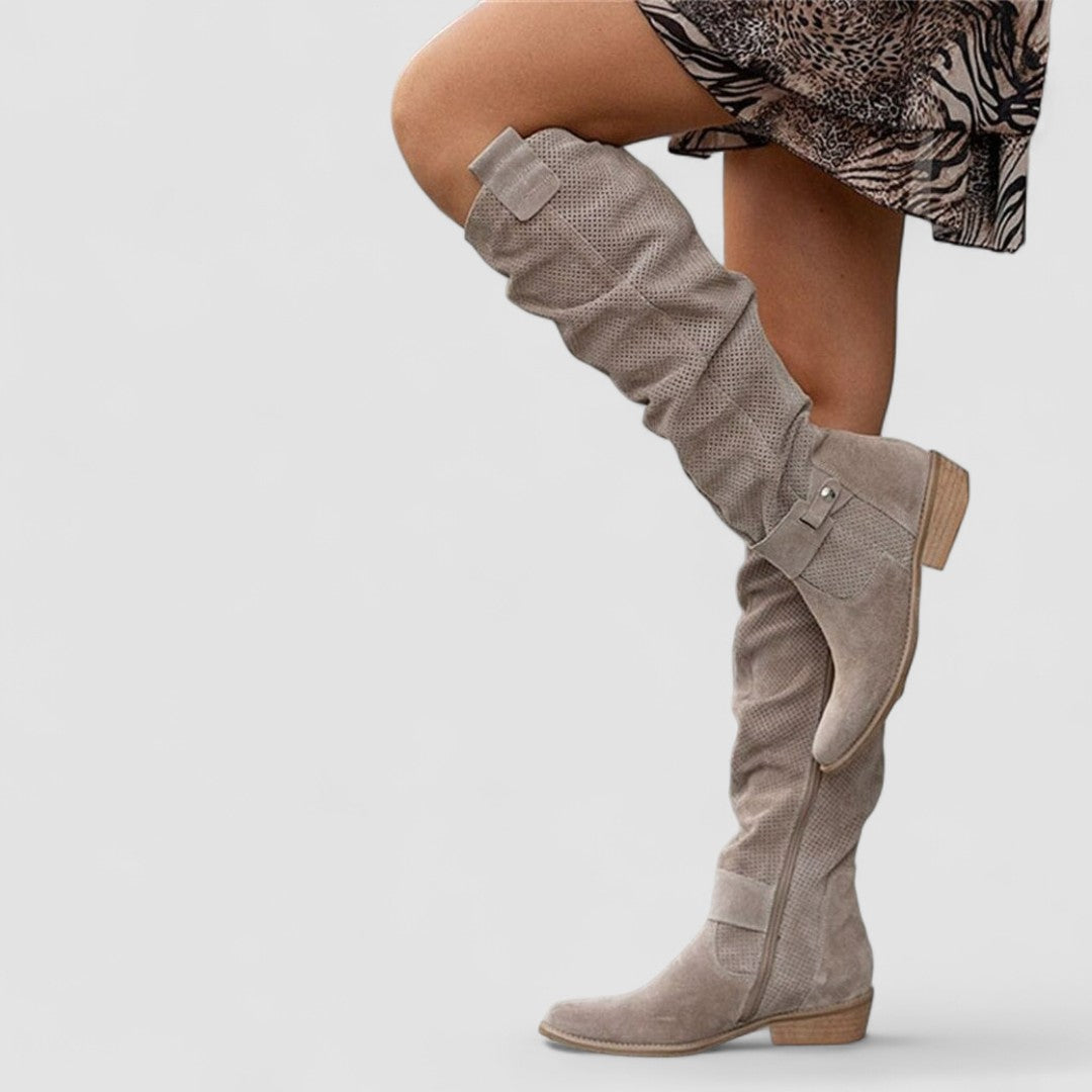 Georgiana | Bottes western souples montant jusqu&