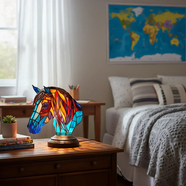 Caballo - Lampe Vitrail