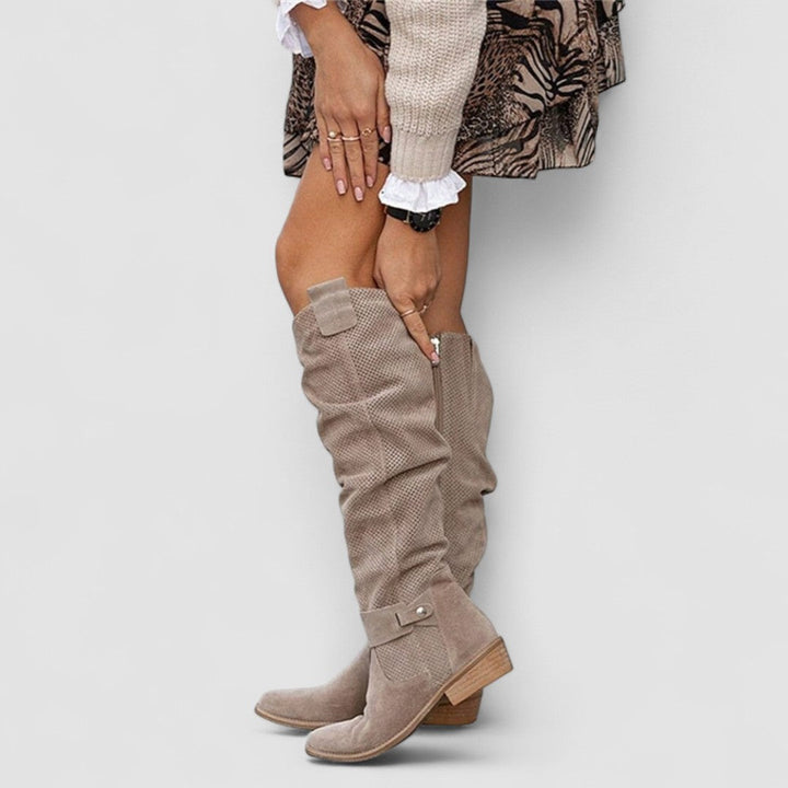 Georgiana | Bottes western souples montant jusqu&