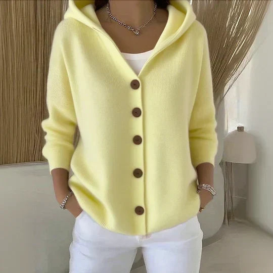 Rocío | Cardigan en Maille à Capuche