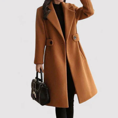 Clara™ : Manteau en laine avec ceinture