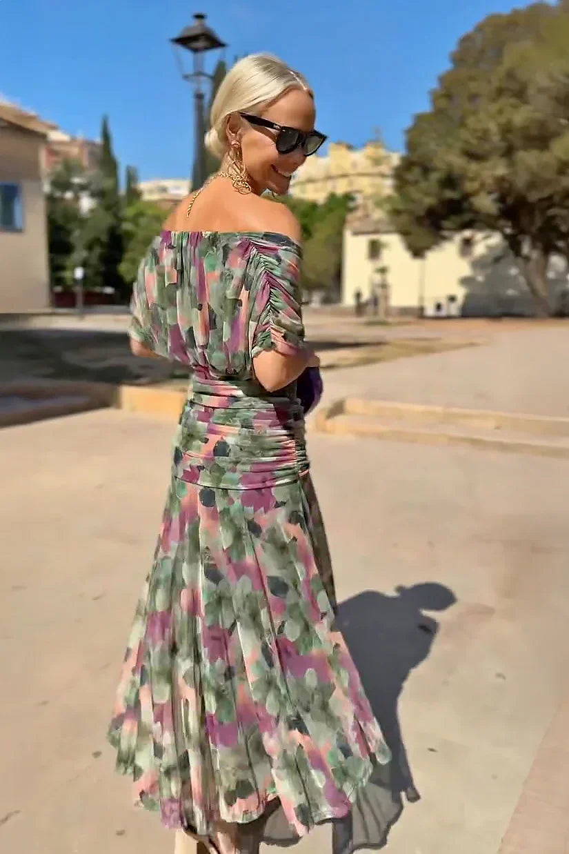 Hendrika | Robe de soirée corail