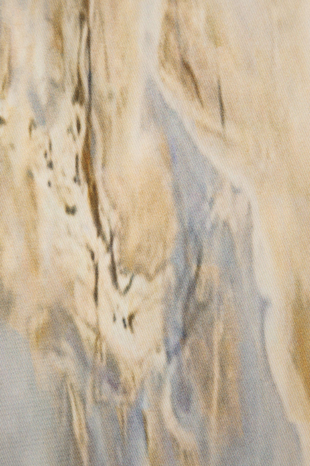 Inna - Pantalon droit taille haute imprimé marbre