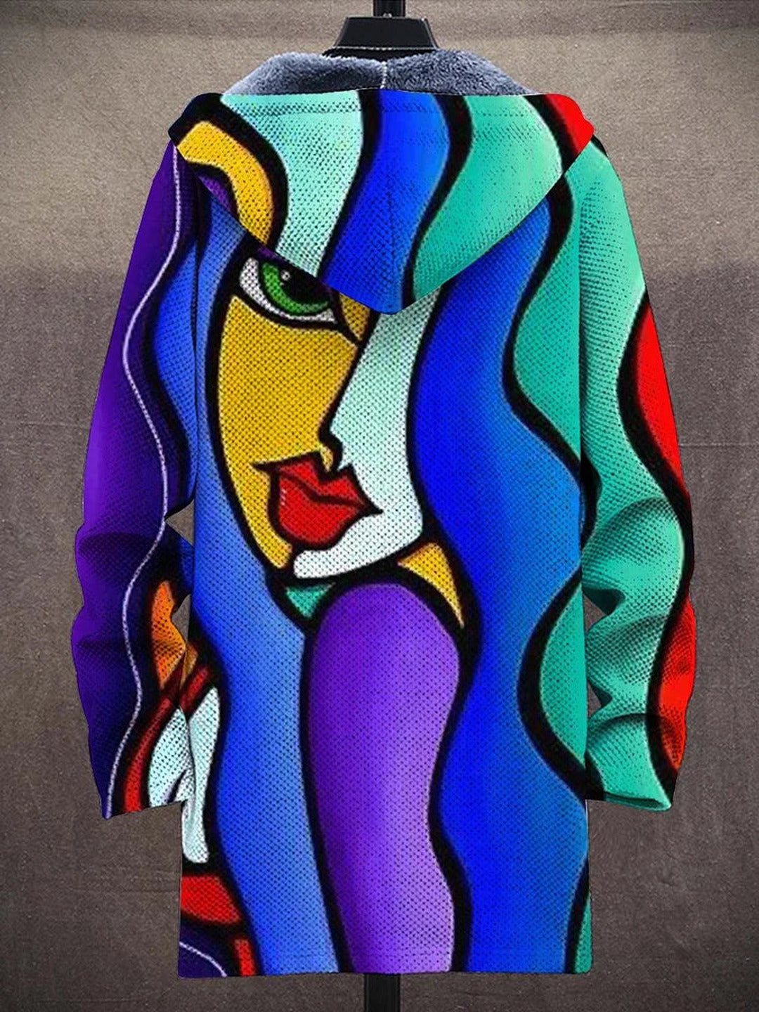 Audrey | Sweat à capuche zippé de luxe à inspiration artistique