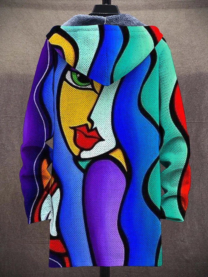 Audrey | Sweat à capuche zippé de luxe à inspiration artistique