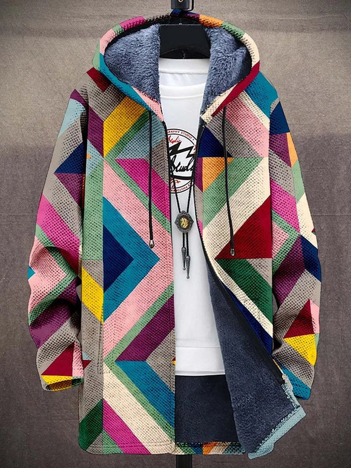 Claudia | Sweat à capuche zippé de luxe à inspiration artistique