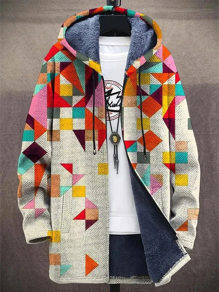 Claudia | Sweat à capuche zippé de luxe à inspiration artistique