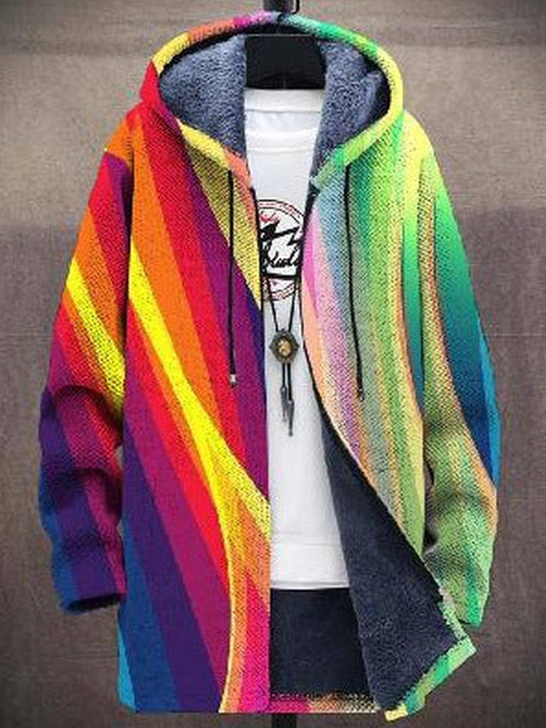 Felicity | Sweat à capuche zippé de luxe à inspiration artistique