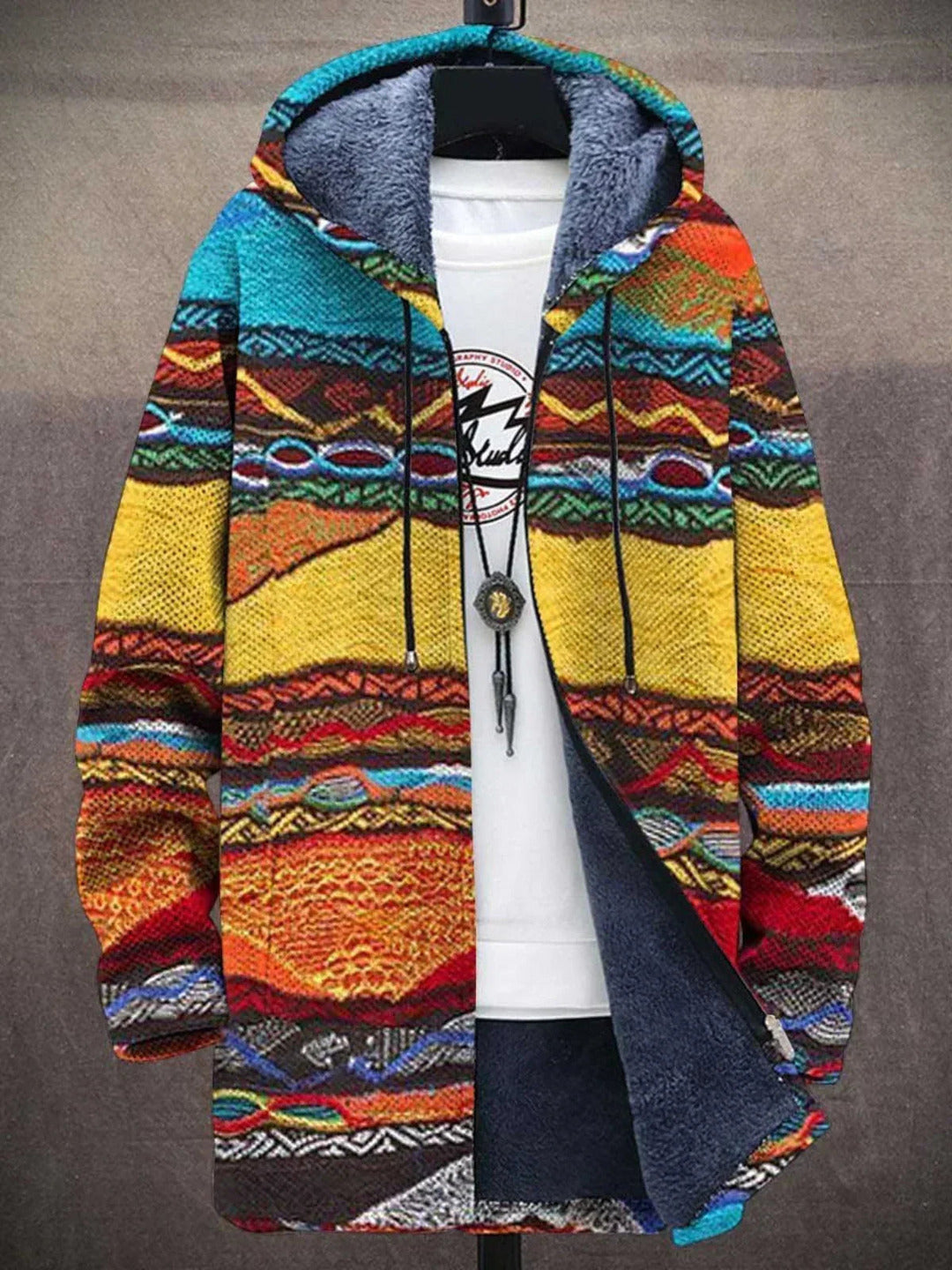 Felicity | Sweat à capuche zippé de luxe à inspiration artistique