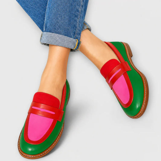 Nyla™ | Contrast Casual Loafers (Mocassins décontractés à contraste)