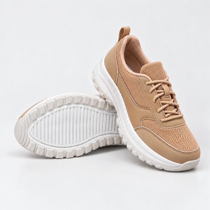 SABLORA™ | Baskets confortables en daim, avec semelle épaisse et doublure douce