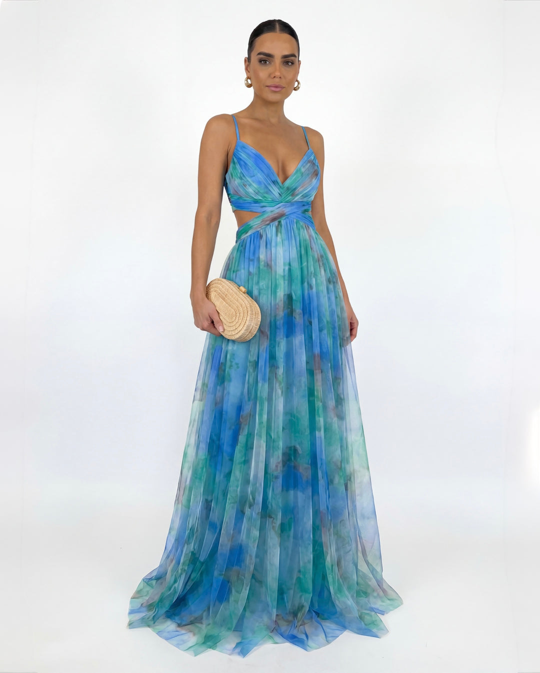 Laura™ | Robe longue Élégance florale