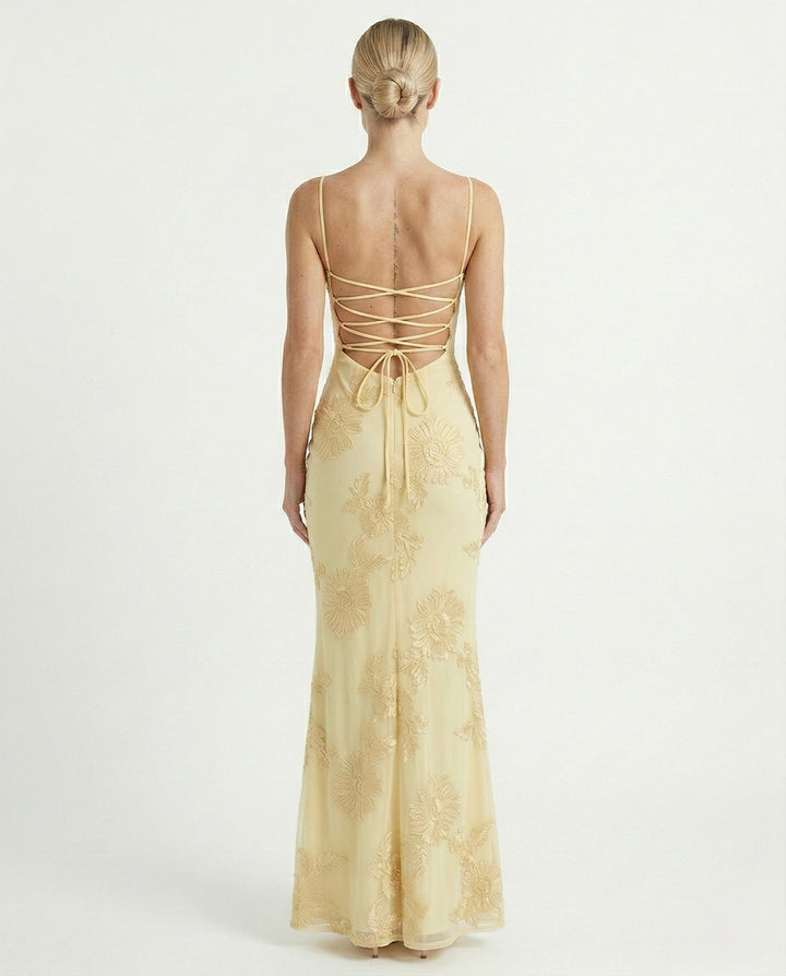 Lucero | Designer Sunflower Dress