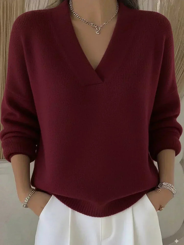 Violeta | Pull Ample à Col en Pointe