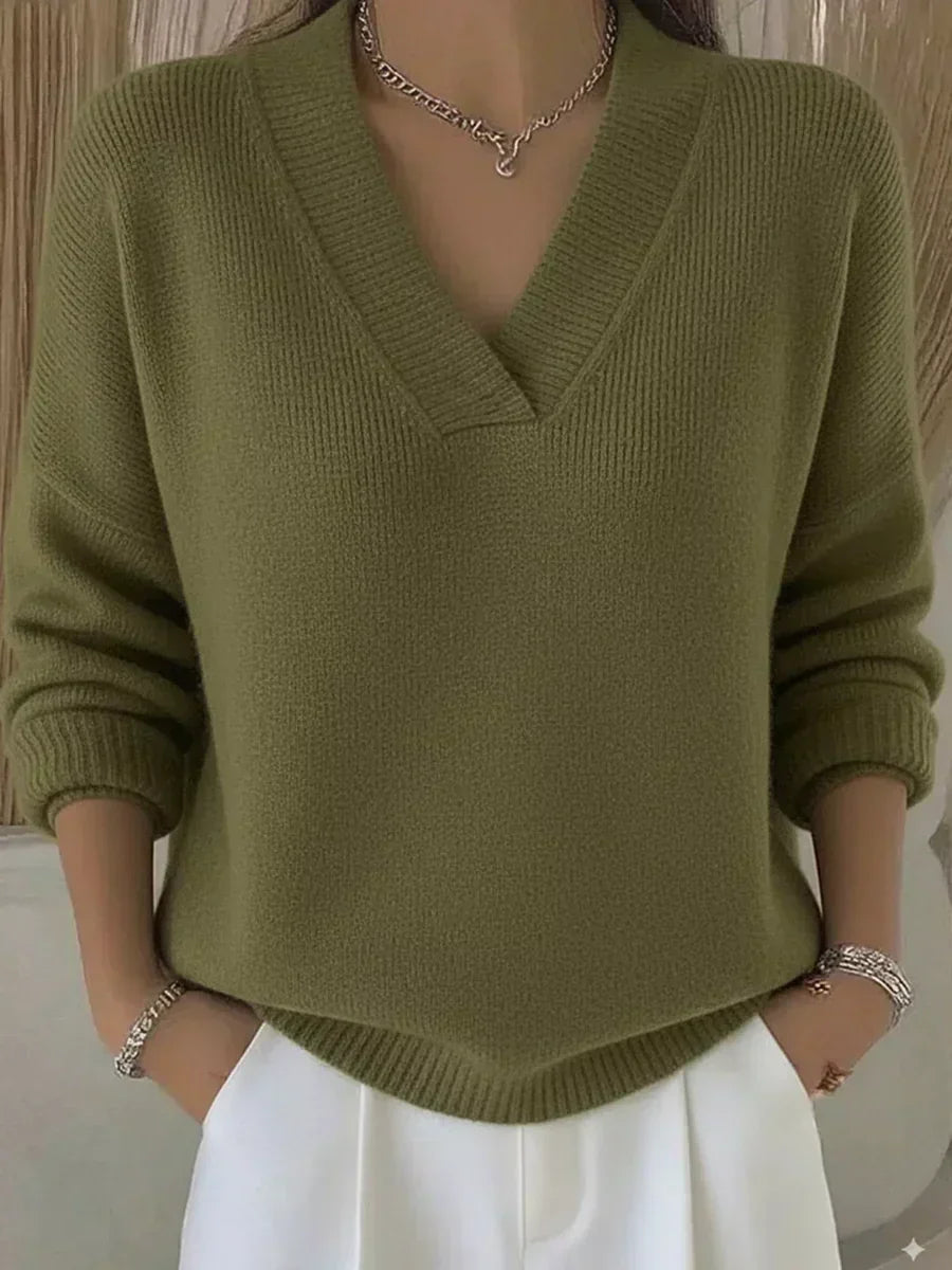 Violeta | Pull Ample à Col en Pointe
