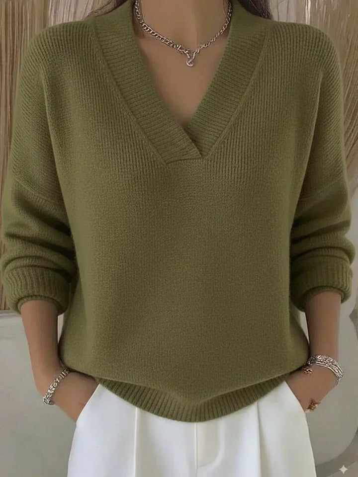 Violeta | Pull Ample à Col en Pointe