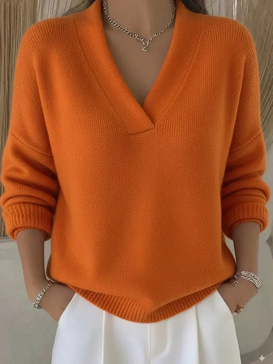 Violeta | Pull Ample à Col en Pointe