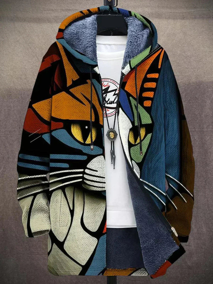 Veronica | Sweat à capuche zippé de luxe à inspiration artistique