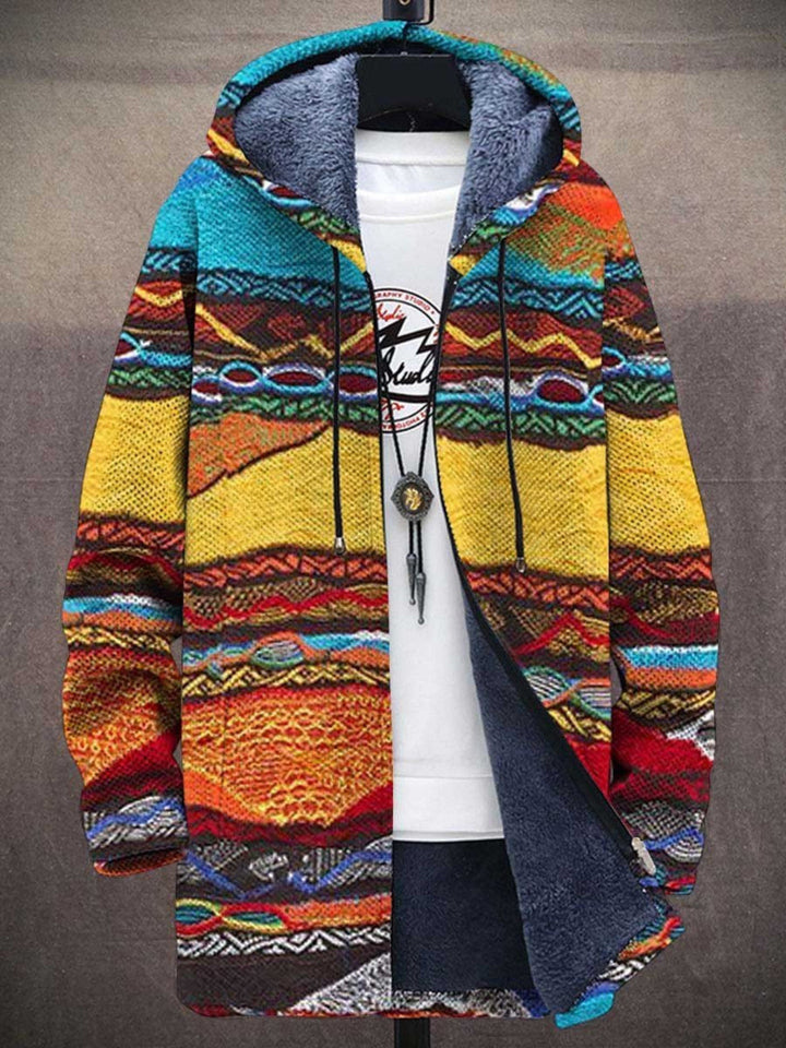 Veronica | Sweat à capuche zippé de luxe à inspiration artistique