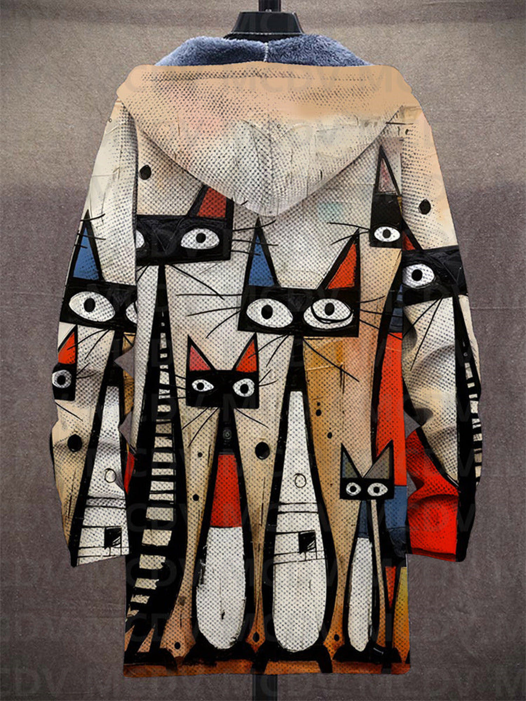 Fiona | Sweat à capuche zippé de luxe à inspiration artistique