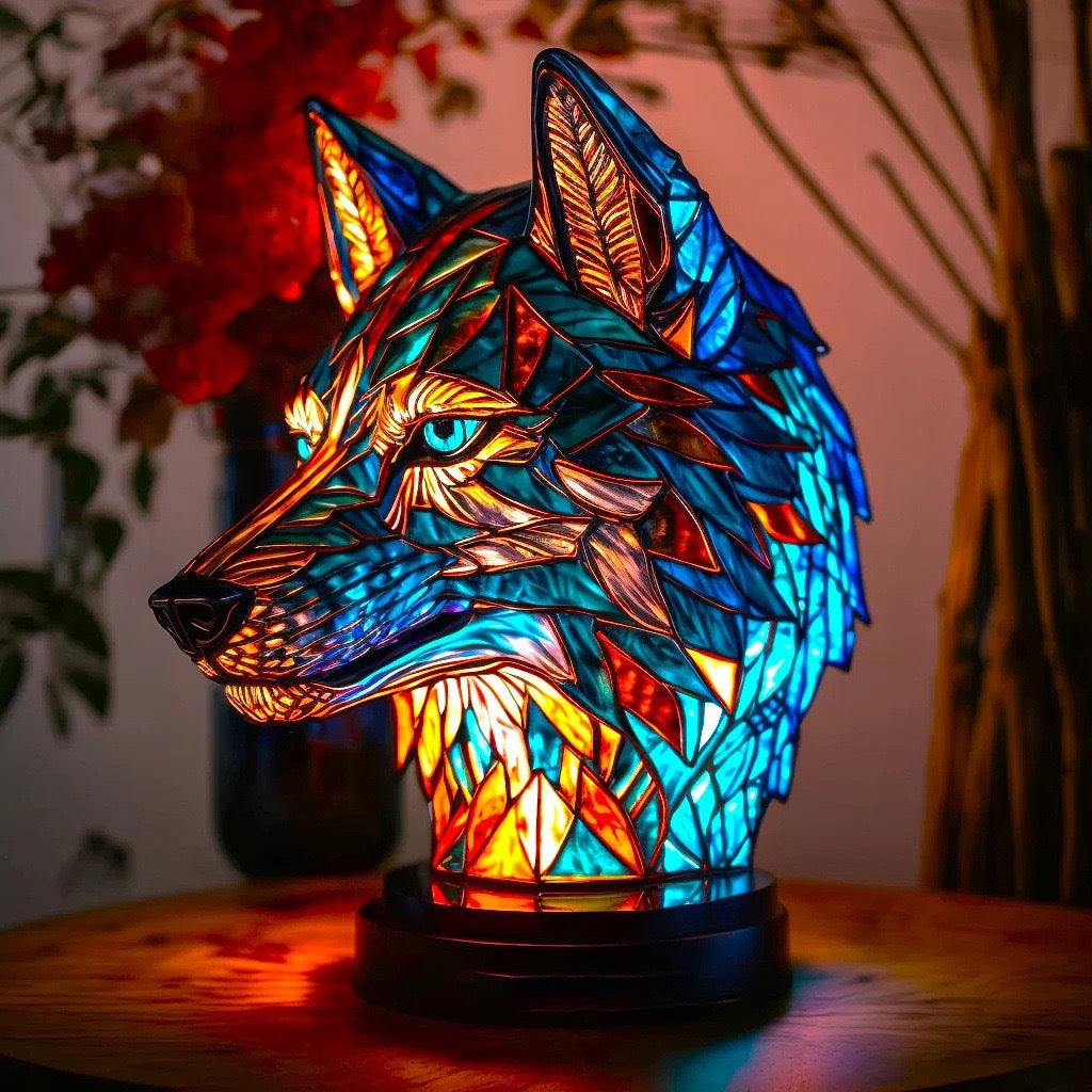 Lobo - Lampe Vitrail