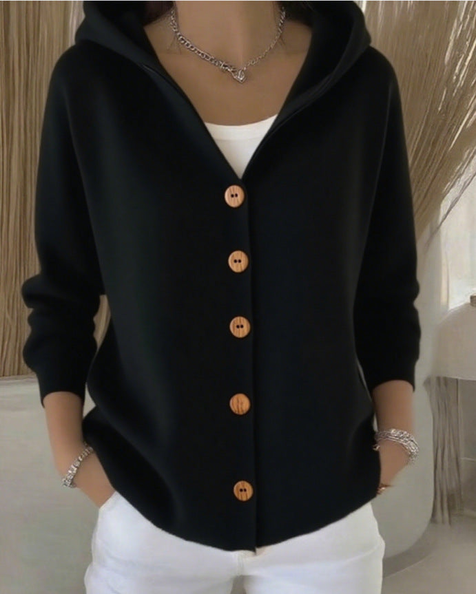 Rocío | Cardigan en Maille à Capuche