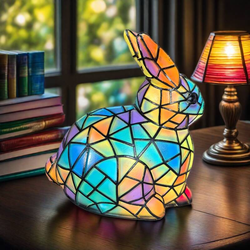 Benny - Lampe en vitrail