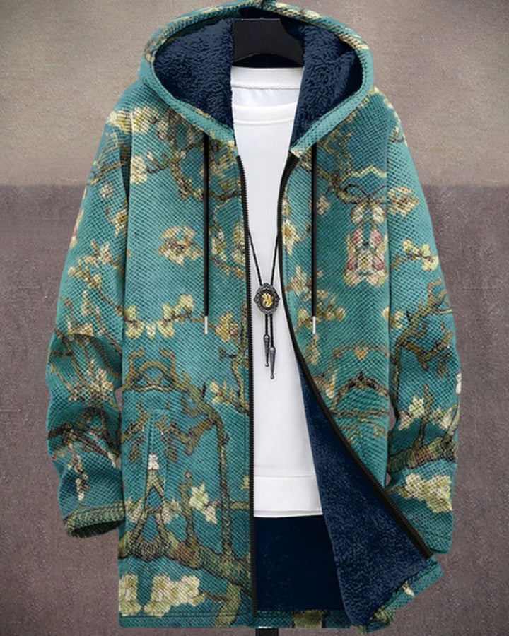 Evelyn | Sweat à capuche zippé de luxe à inspiration artistique