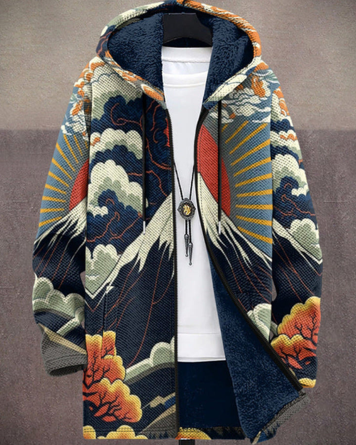 Viviana | Sweat à capuche zippé de luxe à inspiration artistique