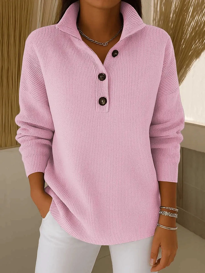 Amparo | Pull Polo à Col en Pointe