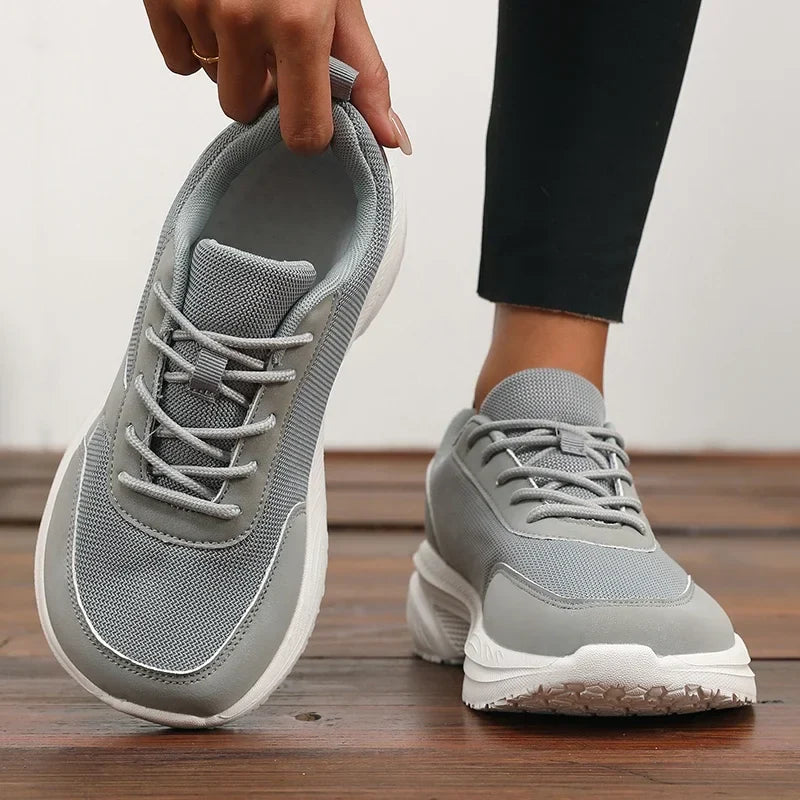 SABLORA™ | Baskets confortables en daim, avec semelle épaisse et doublure douce