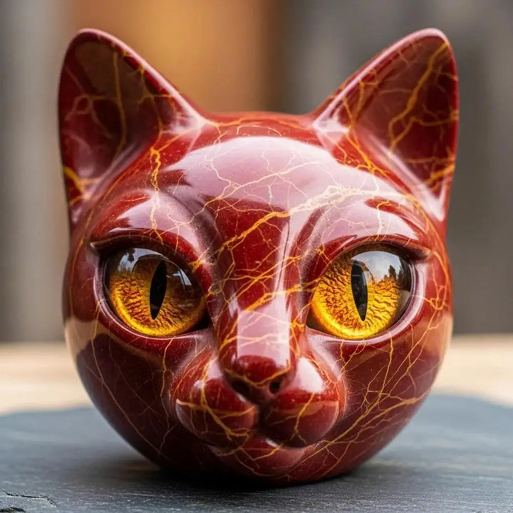 Gato - Escultura Lujosa y Mística