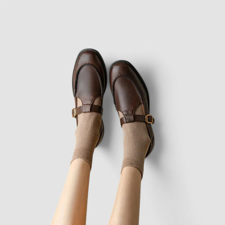 Fauve - des chaussures en cuir