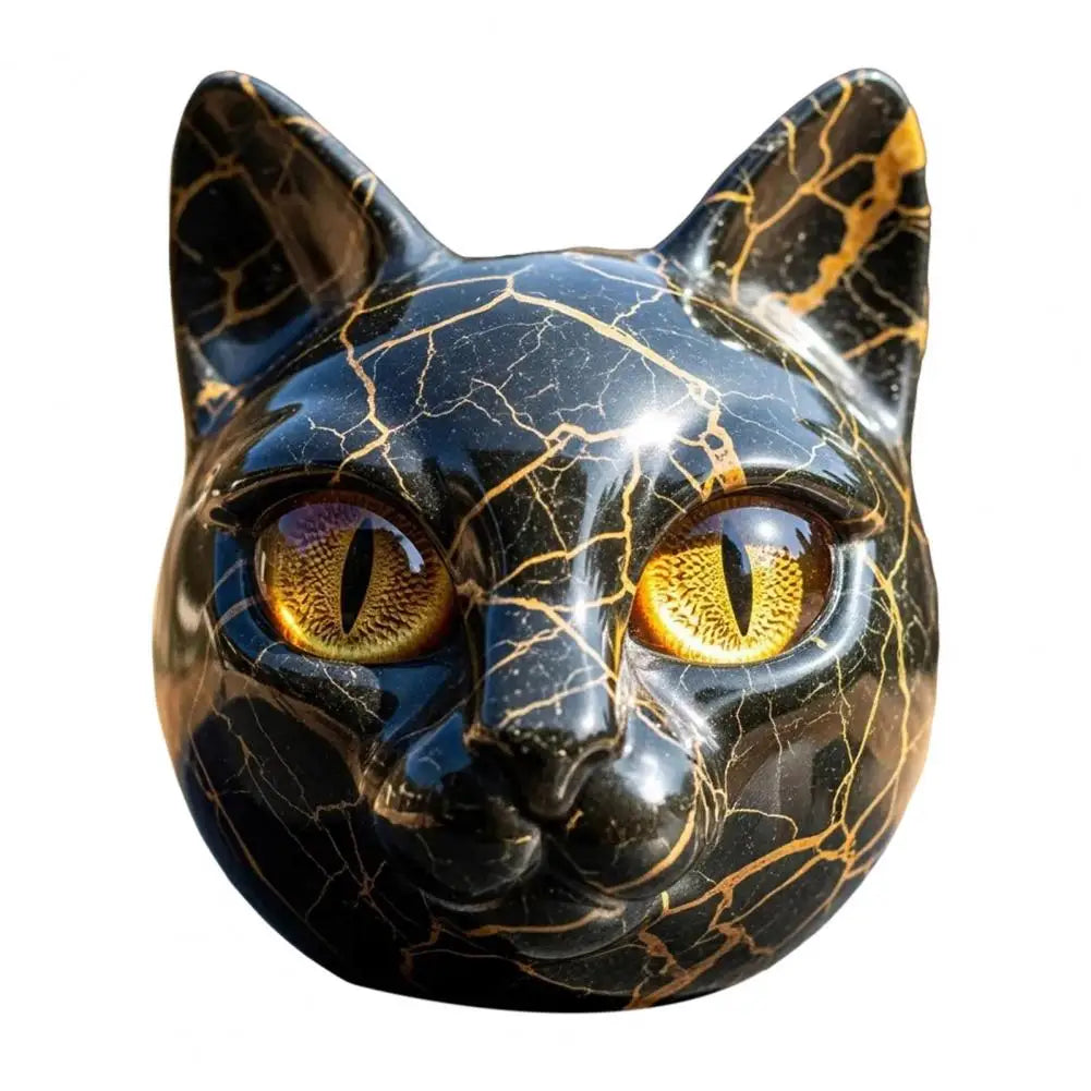 Gato - Escultura Lujosa y Mística
