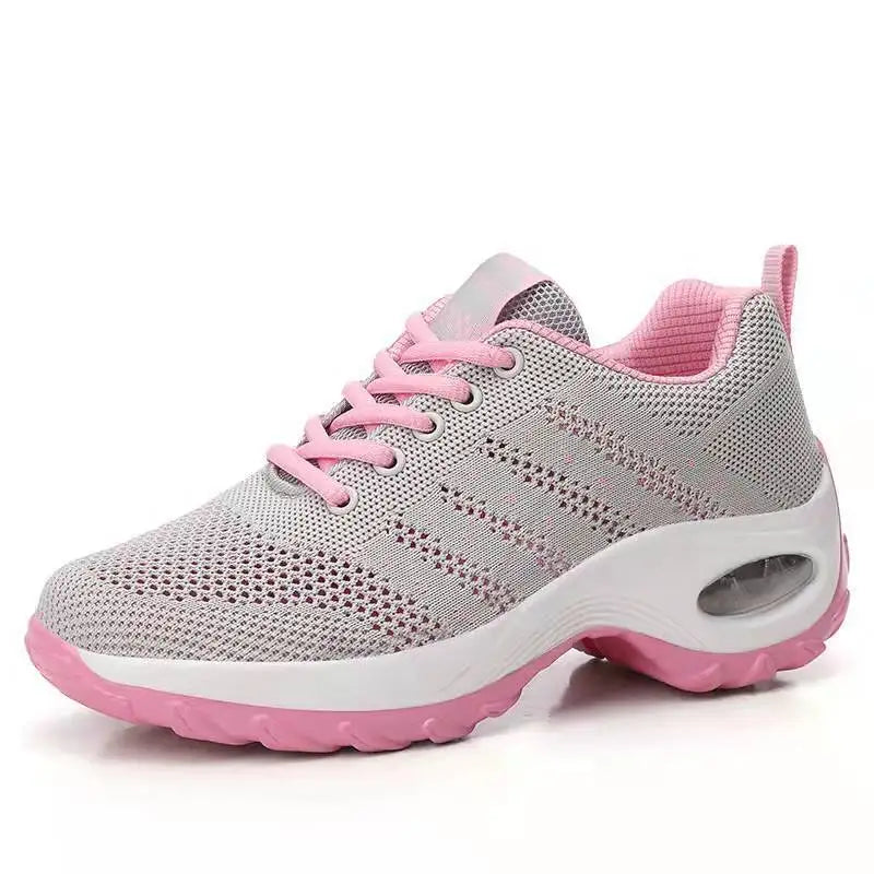 AZUNDRA™ | Baskets en tricot ajustables avec semelle rembourrée et finitions colorées