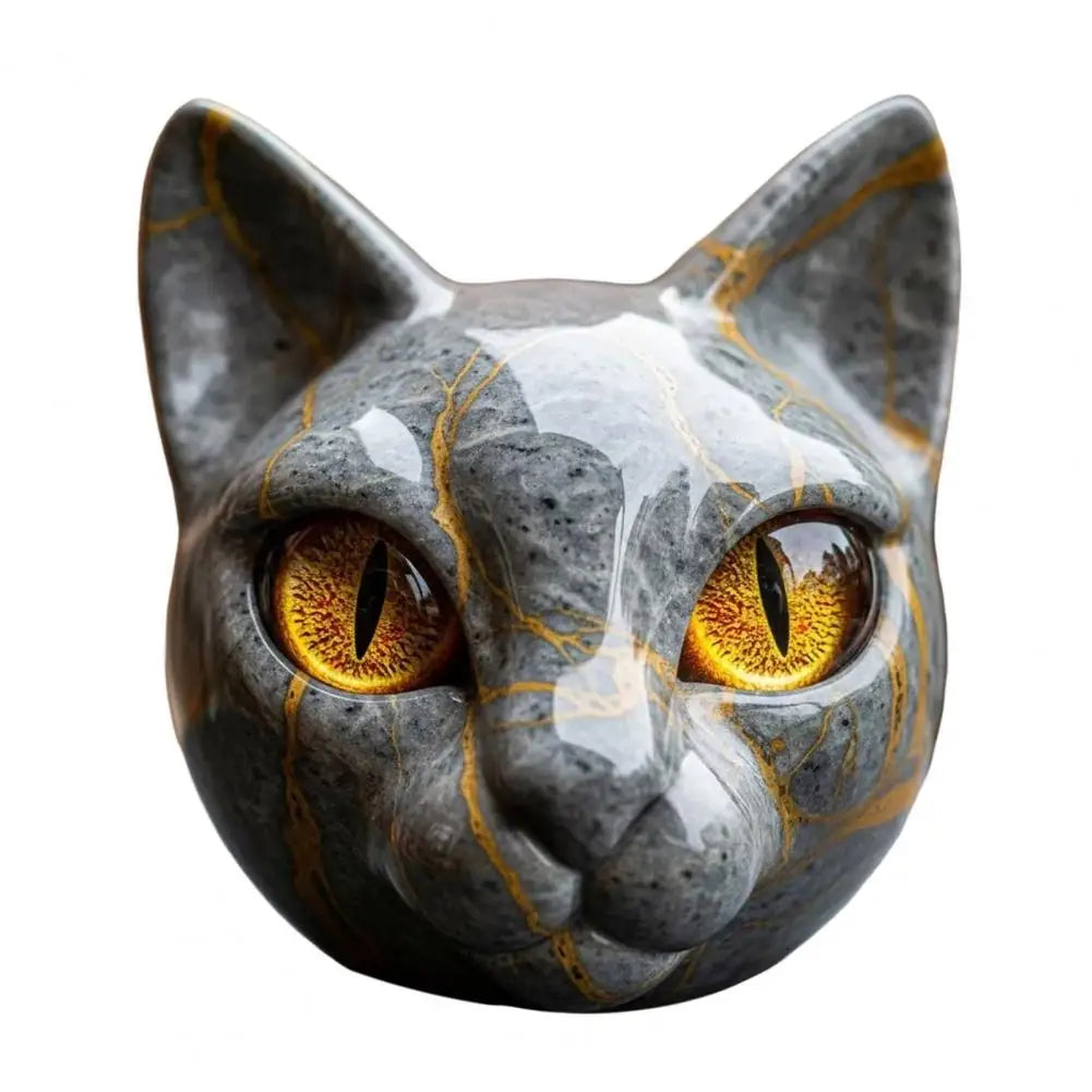 Gato - Escultura Lujosa y Mística