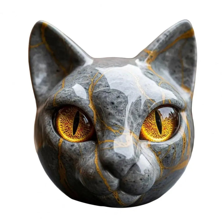 Gato - Escultura Lujosa y Mística