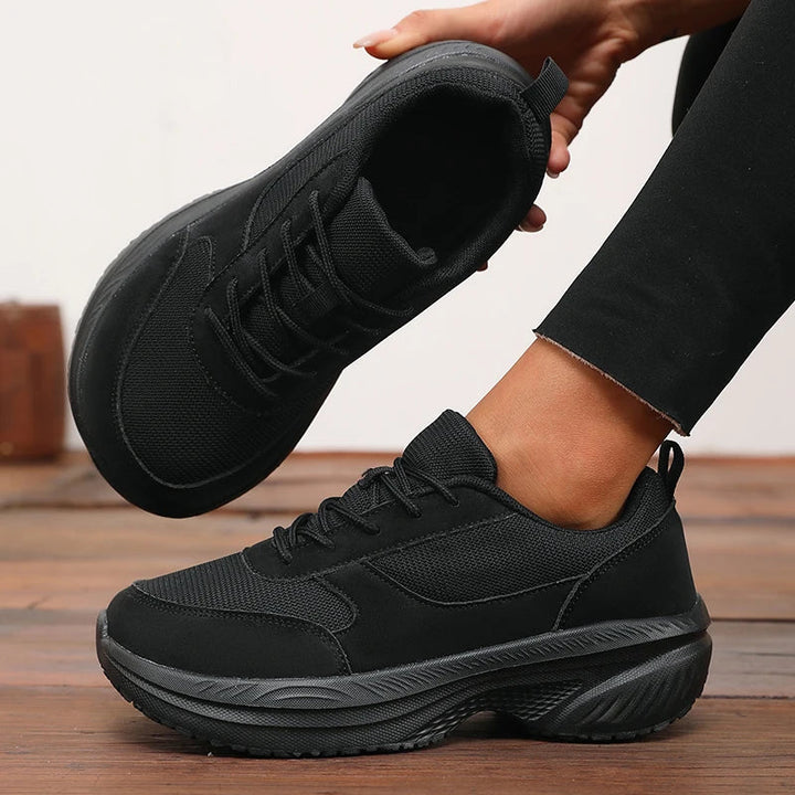 SABLORA™ | Baskets confortables en daim, avec semelle épaisse et doublure douce