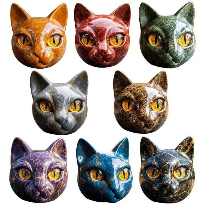 Gato - Escultura Lujosa y Mística