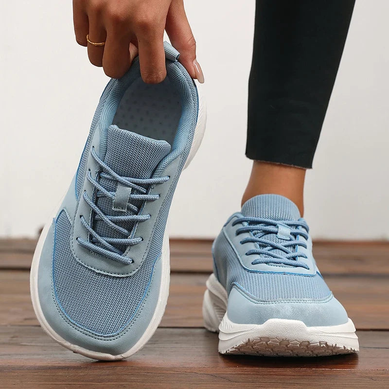 SABLORA™ | Baskets confortables en daim, avec semelle épaisse et doublure douce