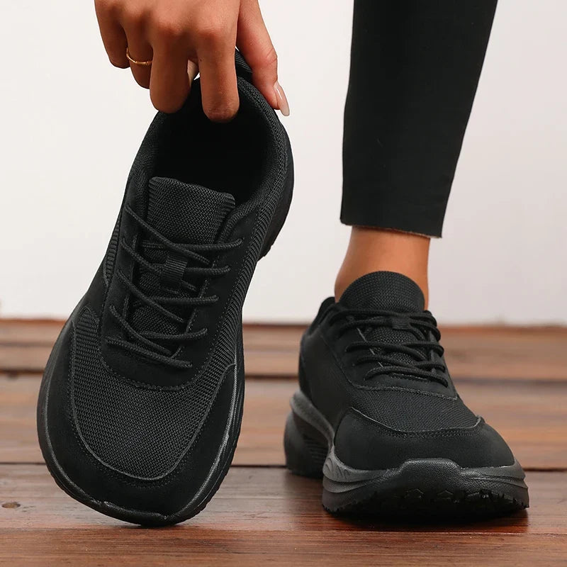 SABLORA™ | Baskets confortables en daim, avec semelle épaisse et doublure douce