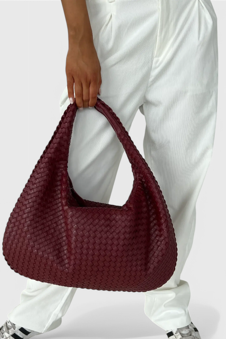Sac à bandoulière tissé Tilly